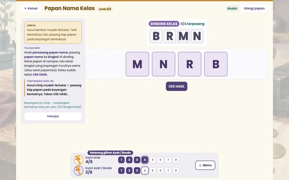 Screenshot ortu level 4