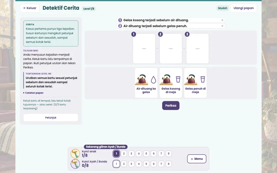 Screenshot ortu level 1