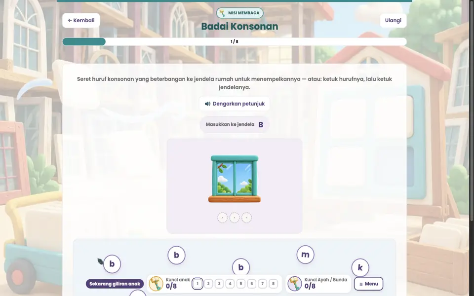 Screenshot anak level 1