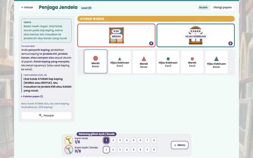 Screenshot ortu level 1