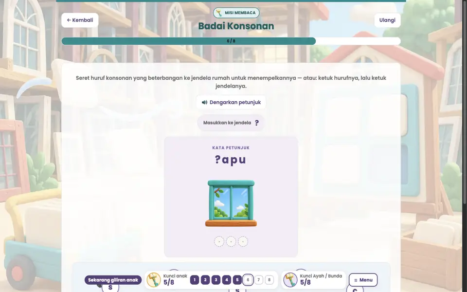 Screenshot anak level 6