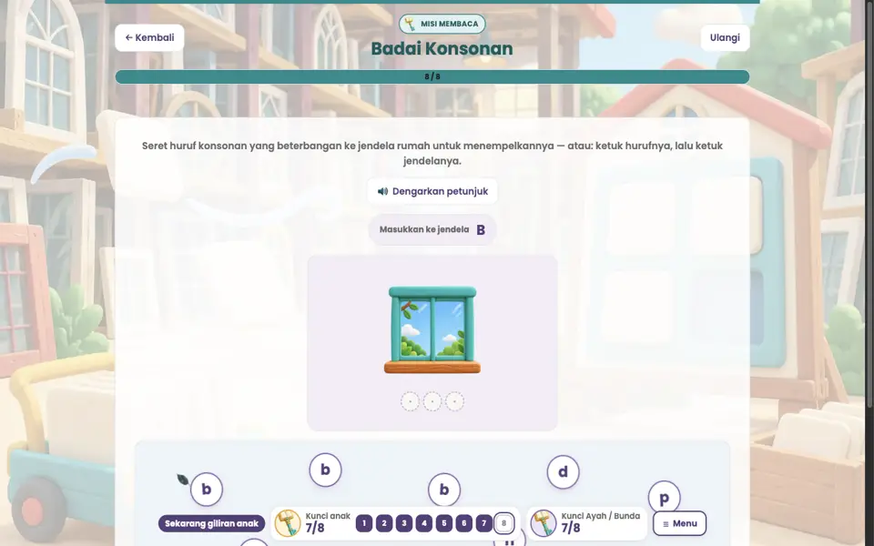 Screenshot anak level 8