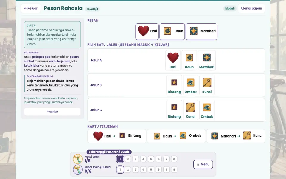 Screenshot ortu level 1