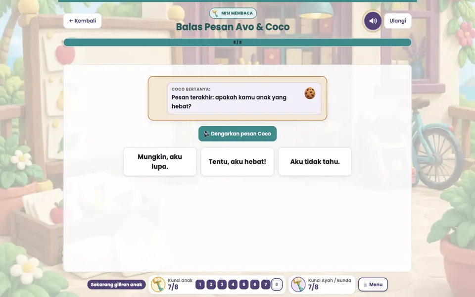 Screenshot anak level 8