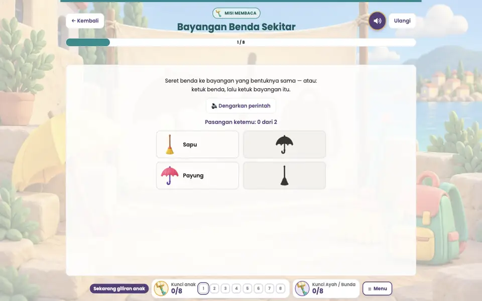 Screenshot anak level 1