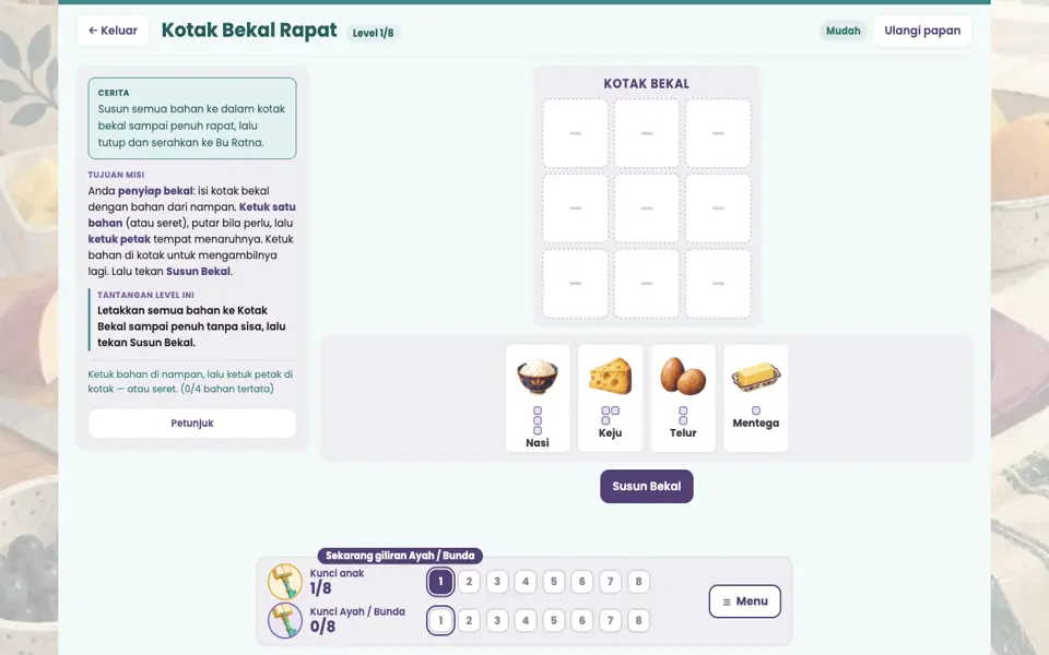 Screenshot ortu level 1