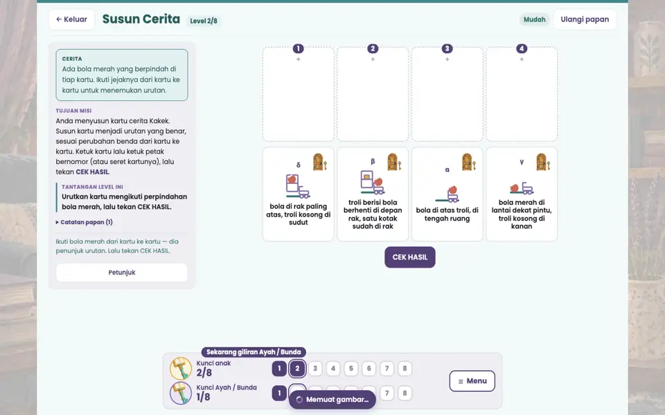 Screenshot ortu level 2