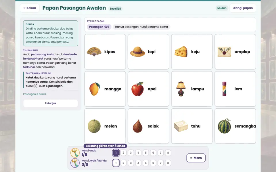 Screenshot ortu level 1
