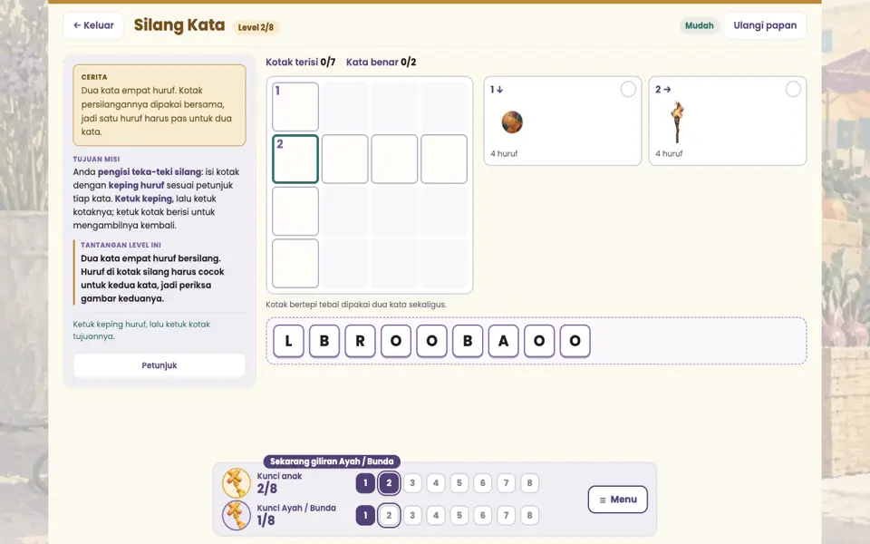Screenshot ortu level 2