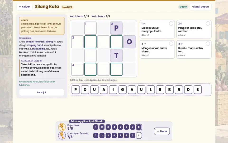 Screenshot ortu level 8