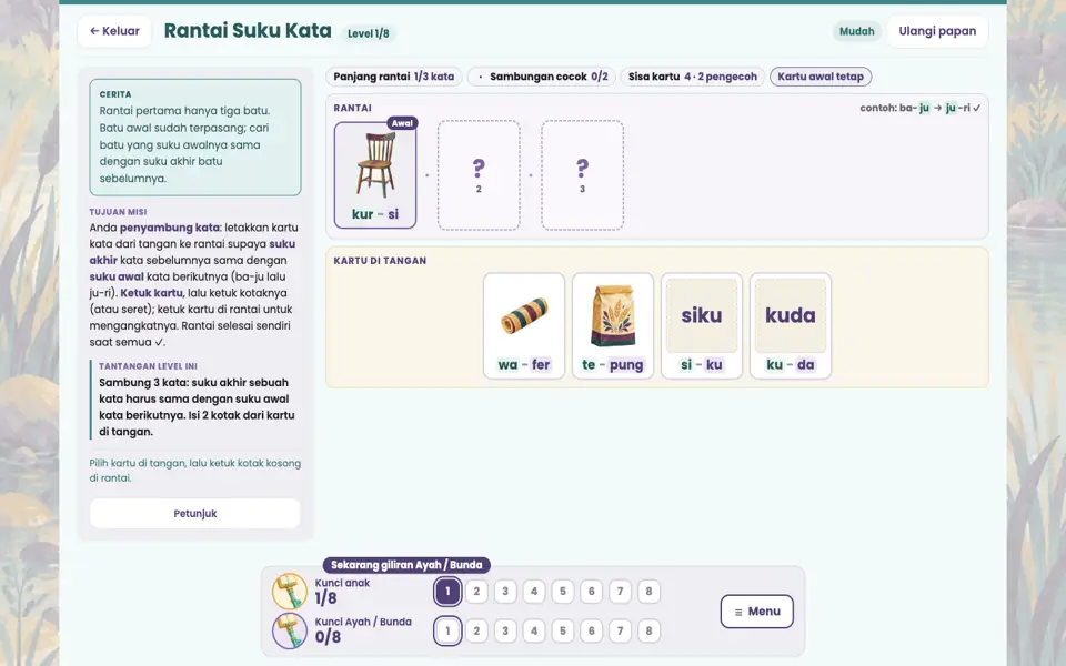 Screenshot ortu level 1