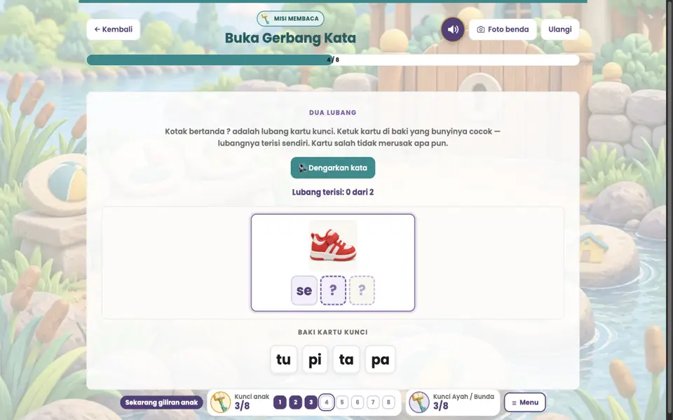 Screenshot anak level 4