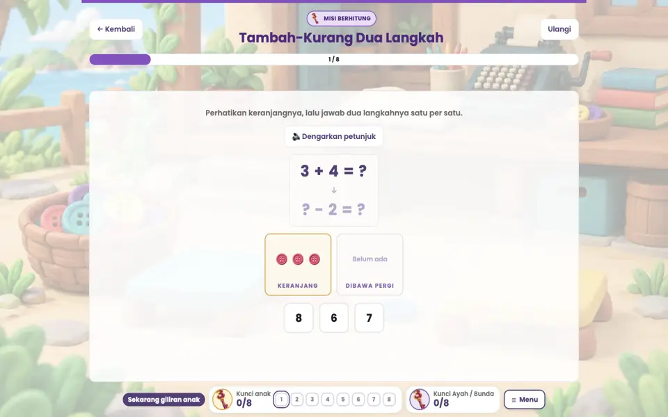 Screenshot anak level 1