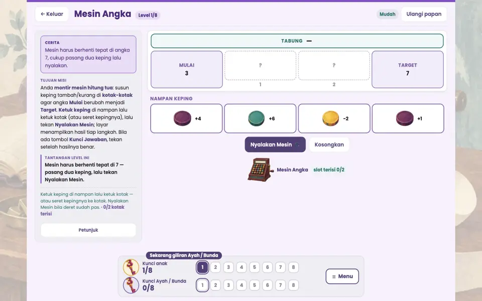 Screenshot ortu level 1