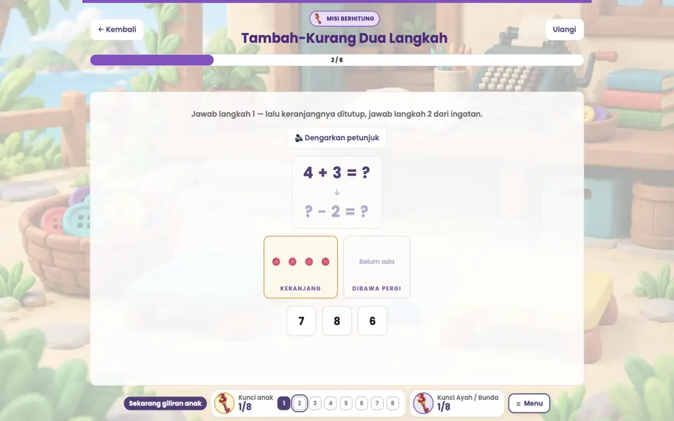 Screenshot anak level 2