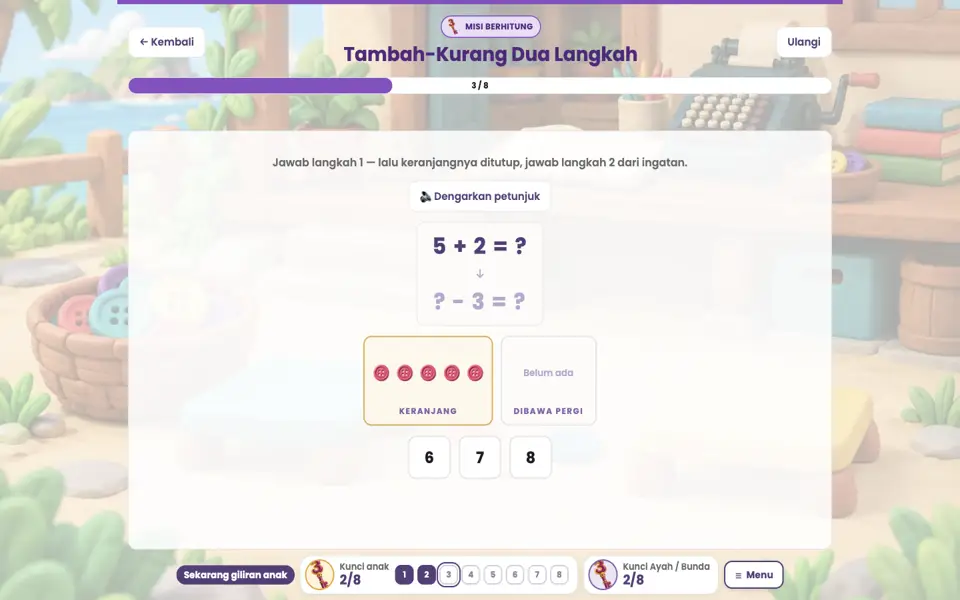 Screenshot anak level 3
