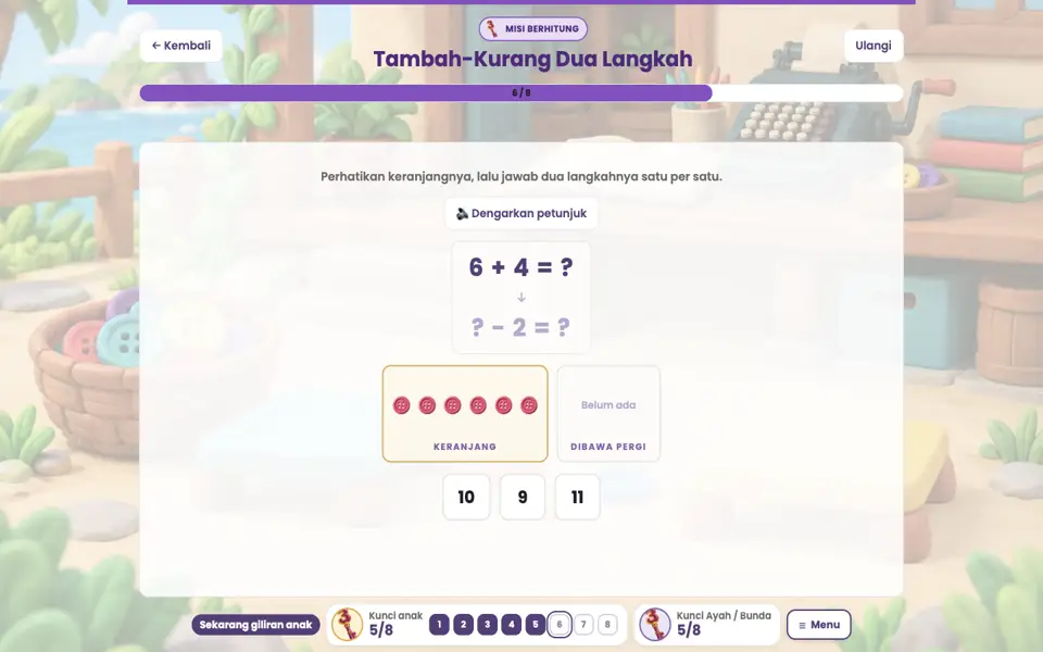 Screenshot anak level 6