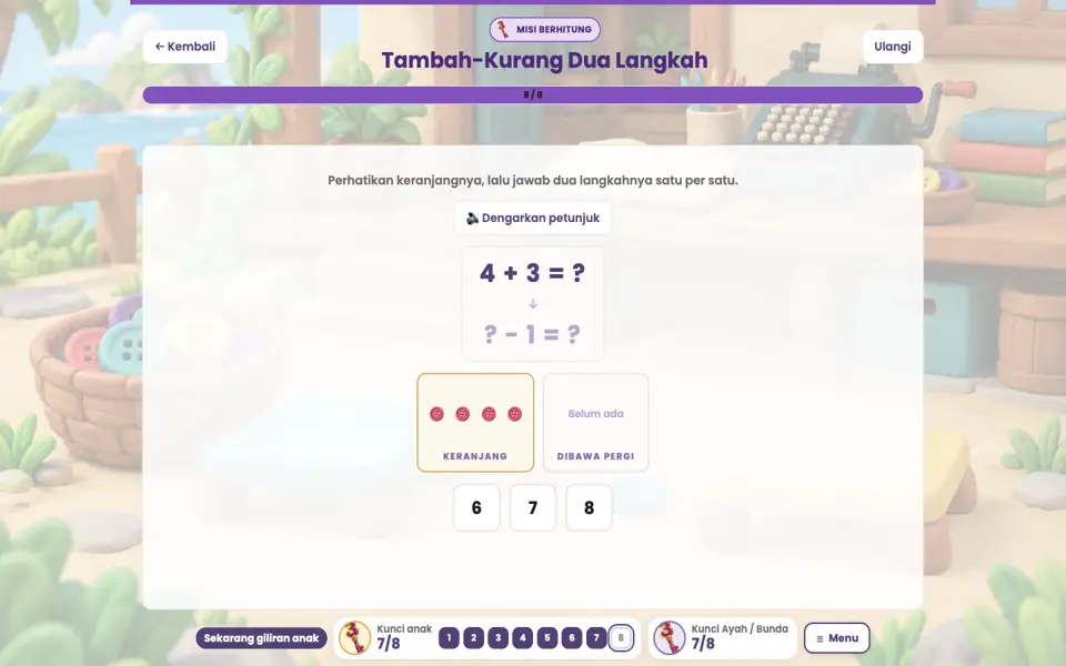 Screenshot anak level 8