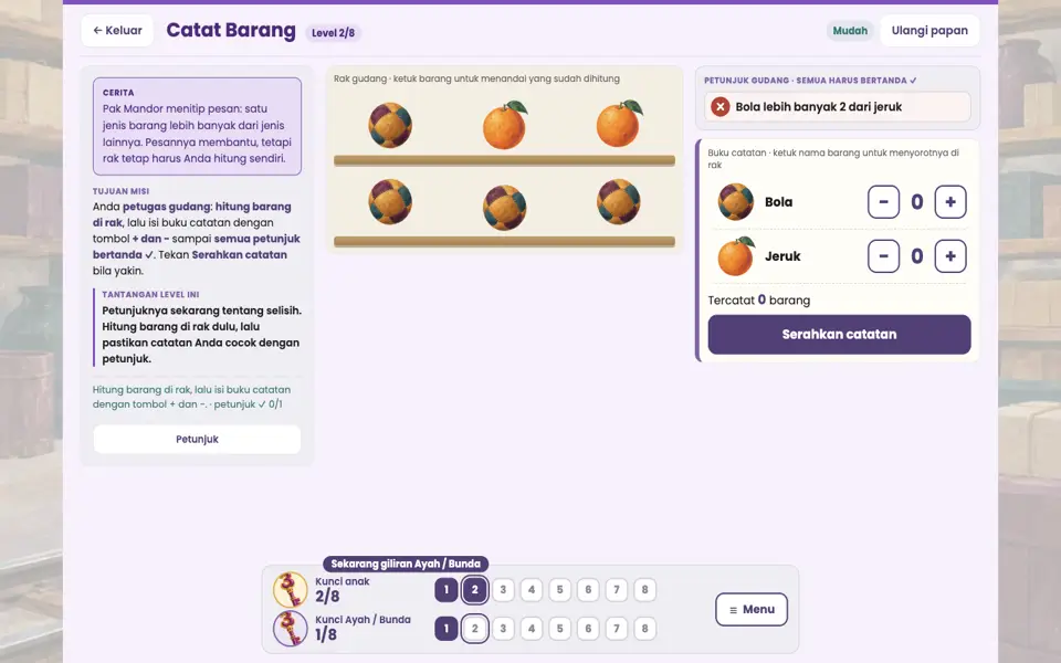 Screenshot ortu level 2