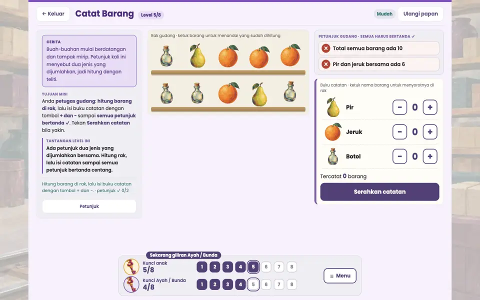 Screenshot ortu level 5