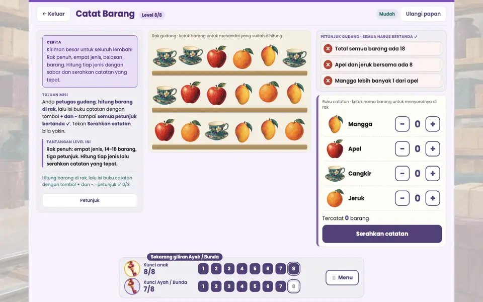 Screenshot ortu level 8