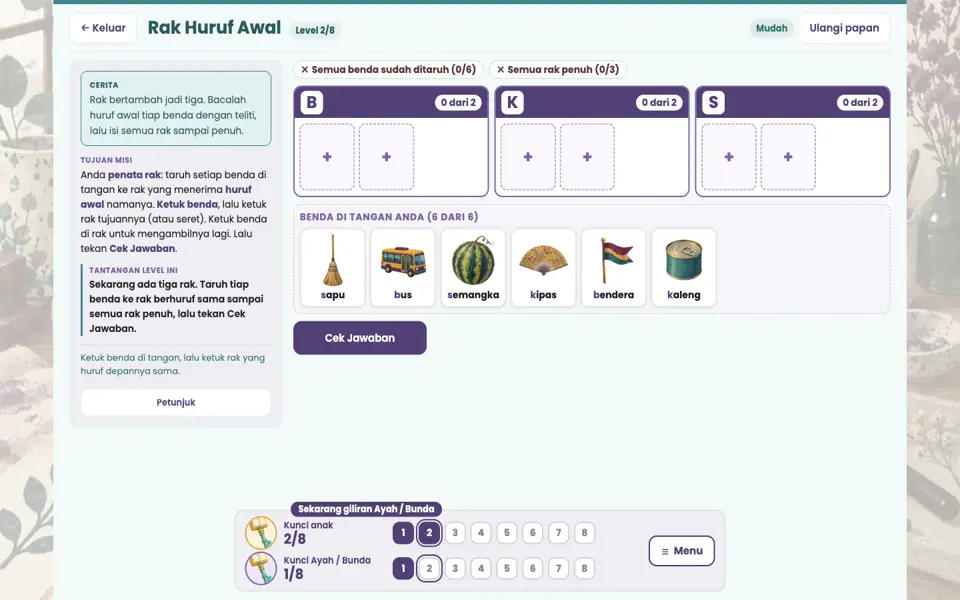 Screenshot ortu level 2