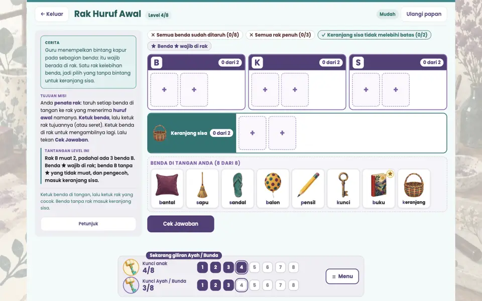 Screenshot ortu level 4