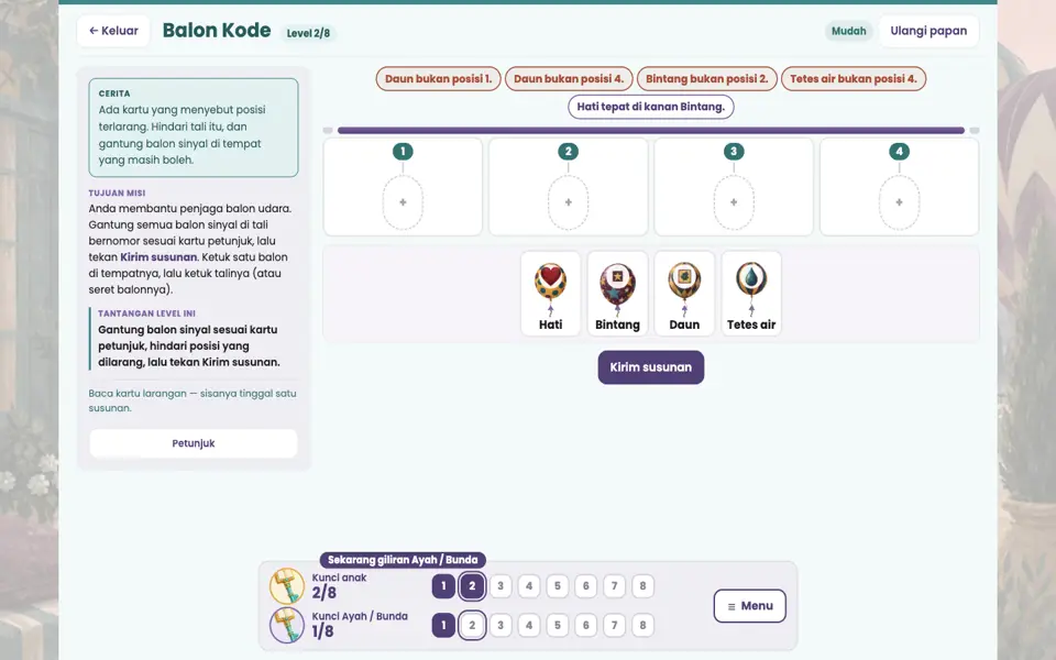 Screenshot ortu level 2