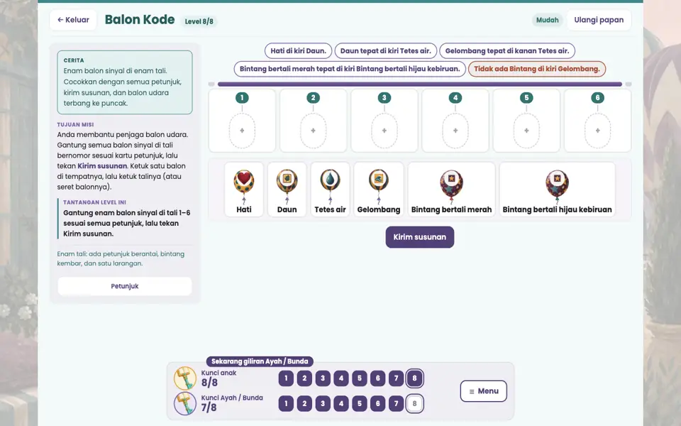 Screenshot ortu level 8