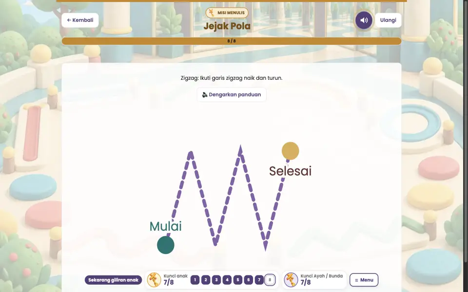 Screenshot anak level 8