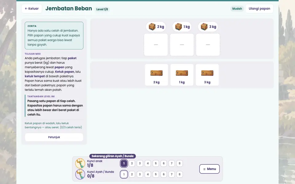 Screenshot ortu level 1