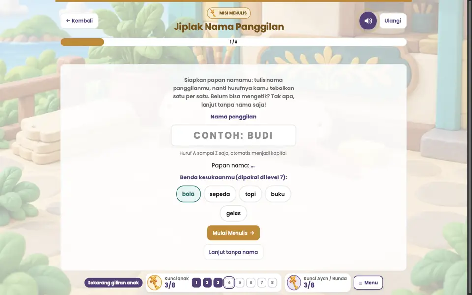 Screenshot anak level 4
