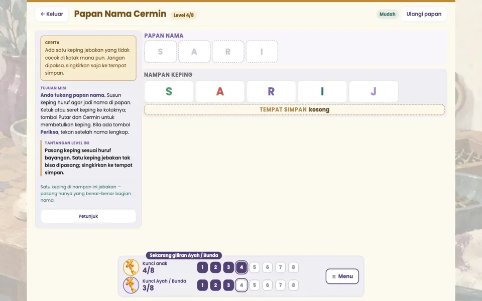 Screenshot ortu level 4