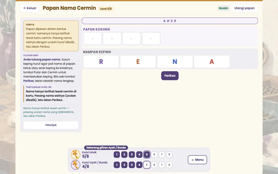 Screenshot ortu level 5