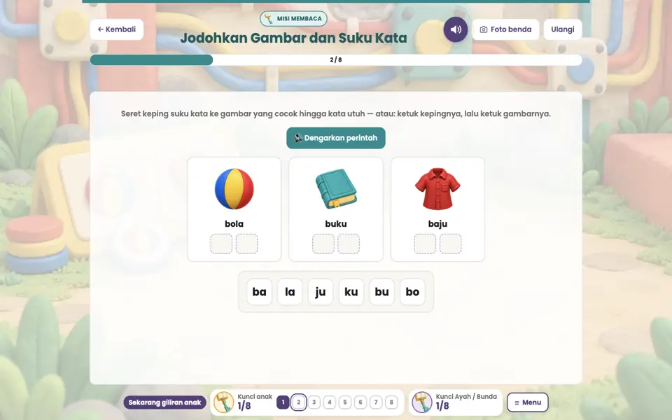 Screenshot anak level 2
