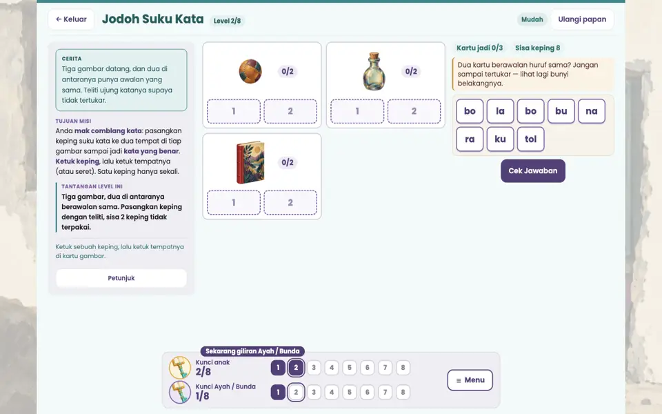 Screenshot ortu level 2