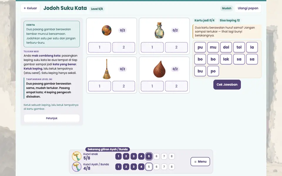 Screenshot ortu level 5