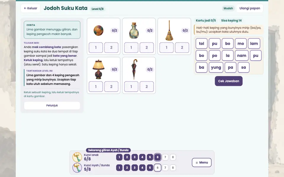 Screenshot ortu level 6
