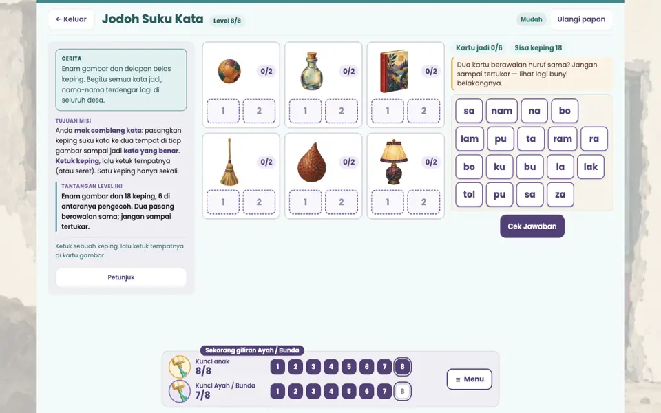 Screenshot ortu level 8