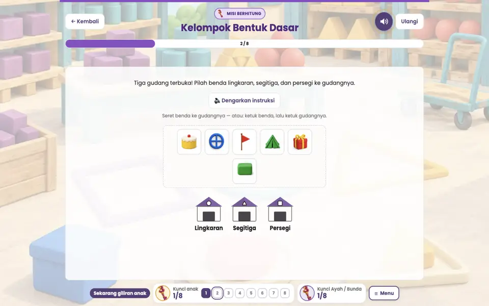 Screenshot anak level 2