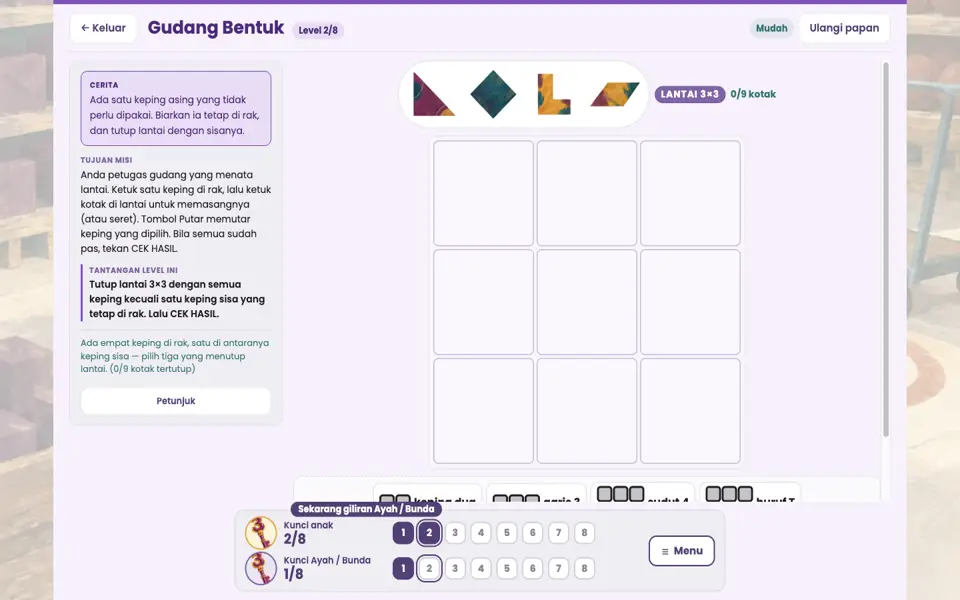 Screenshot ortu level 2