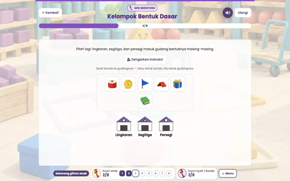 Screenshot anak level 3