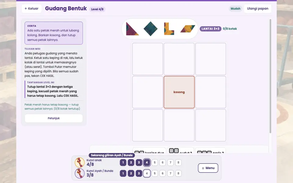 Screenshot ortu level 4
