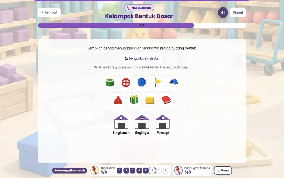 Screenshot anak level 6