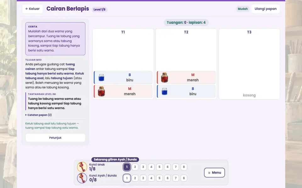 Screenshot ortu level 1