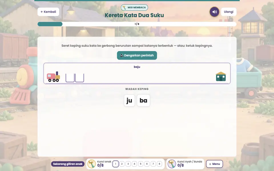 Screenshot anak level 1