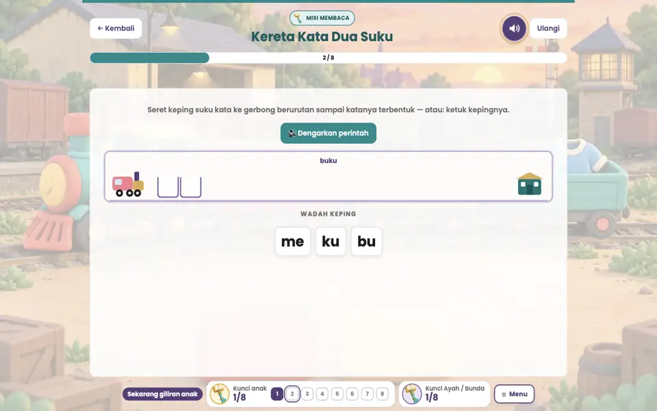 Screenshot anak level 2