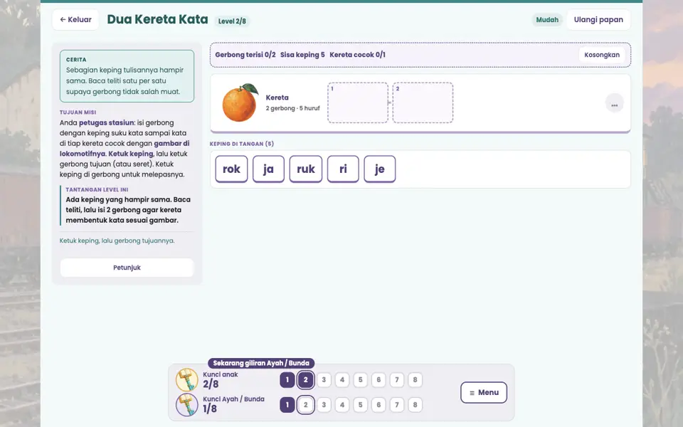 Screenshot ortu level 2
