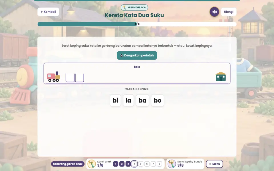 Screenshot anak level 4