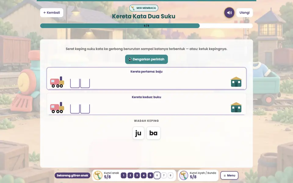 Screenshot anak level 6
